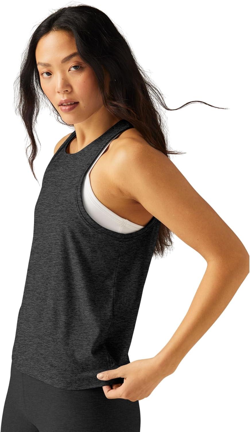 image:imageBeyond Yoga Womens Featherweight Rebalance TankBlackcharcoal