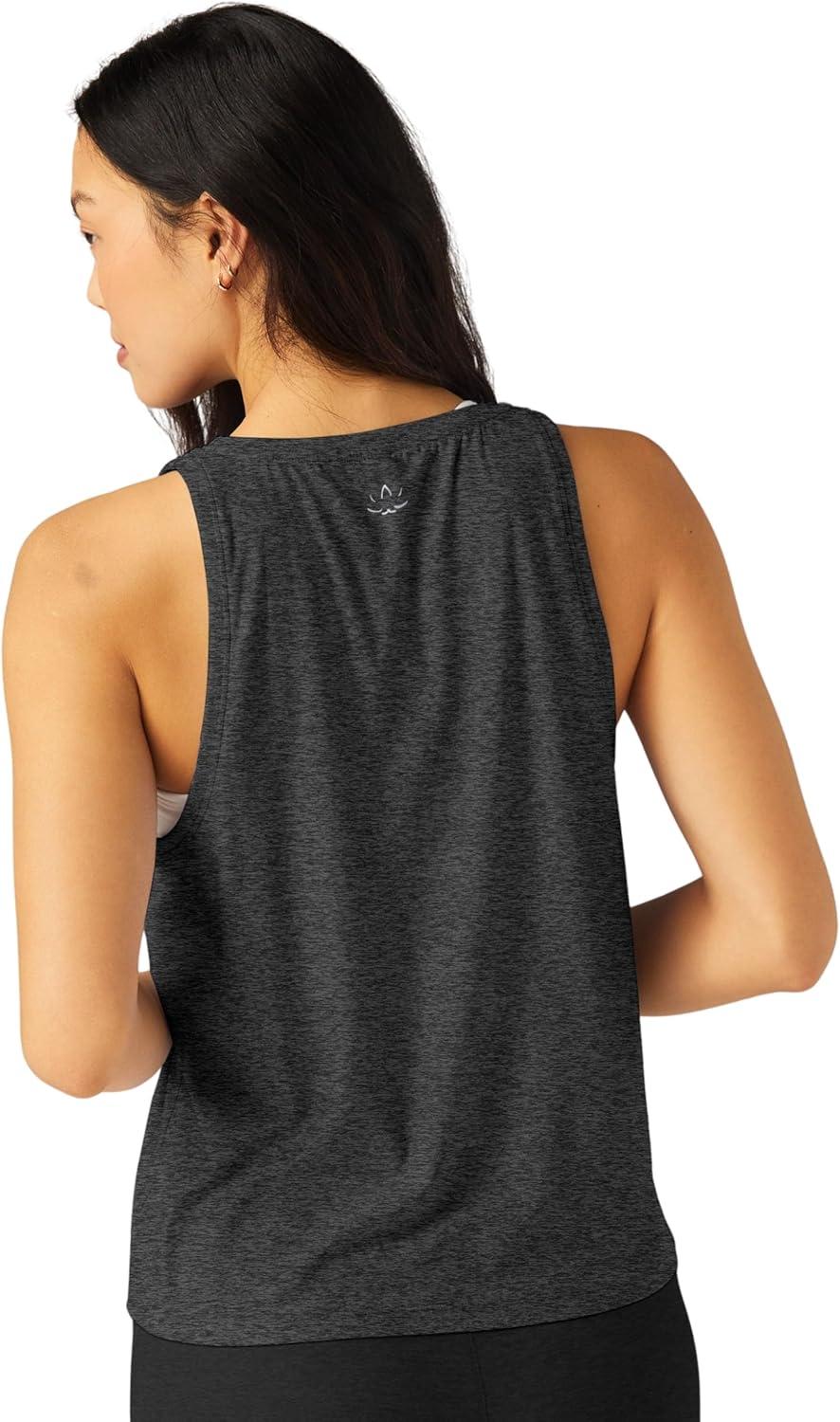 image:imageBeyond Yoga Womens Featherweight Rebalance TankBlackcharcoal