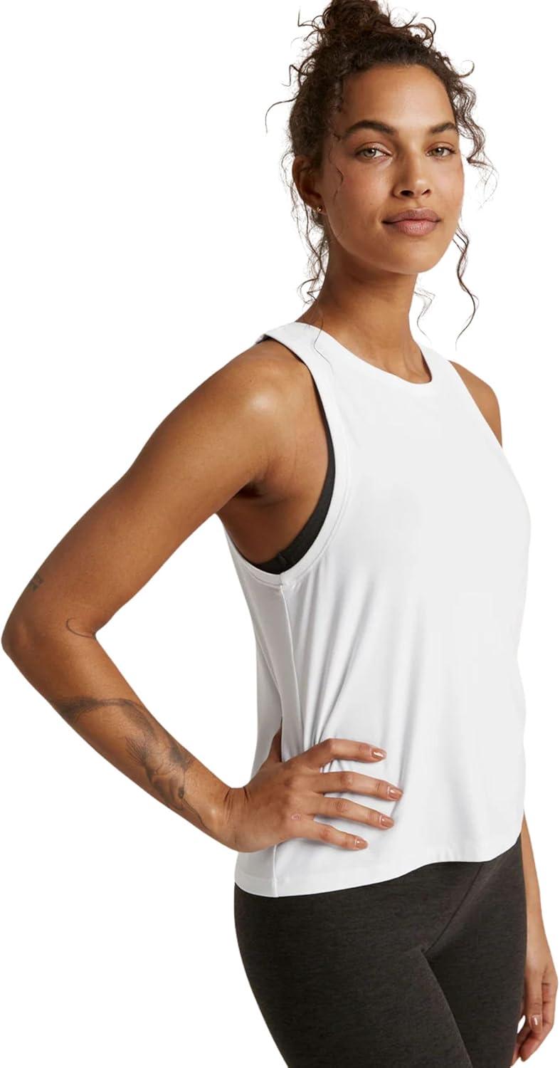image:imageBeyond Yoga Womens Featherweight Rebalance TankCloud White