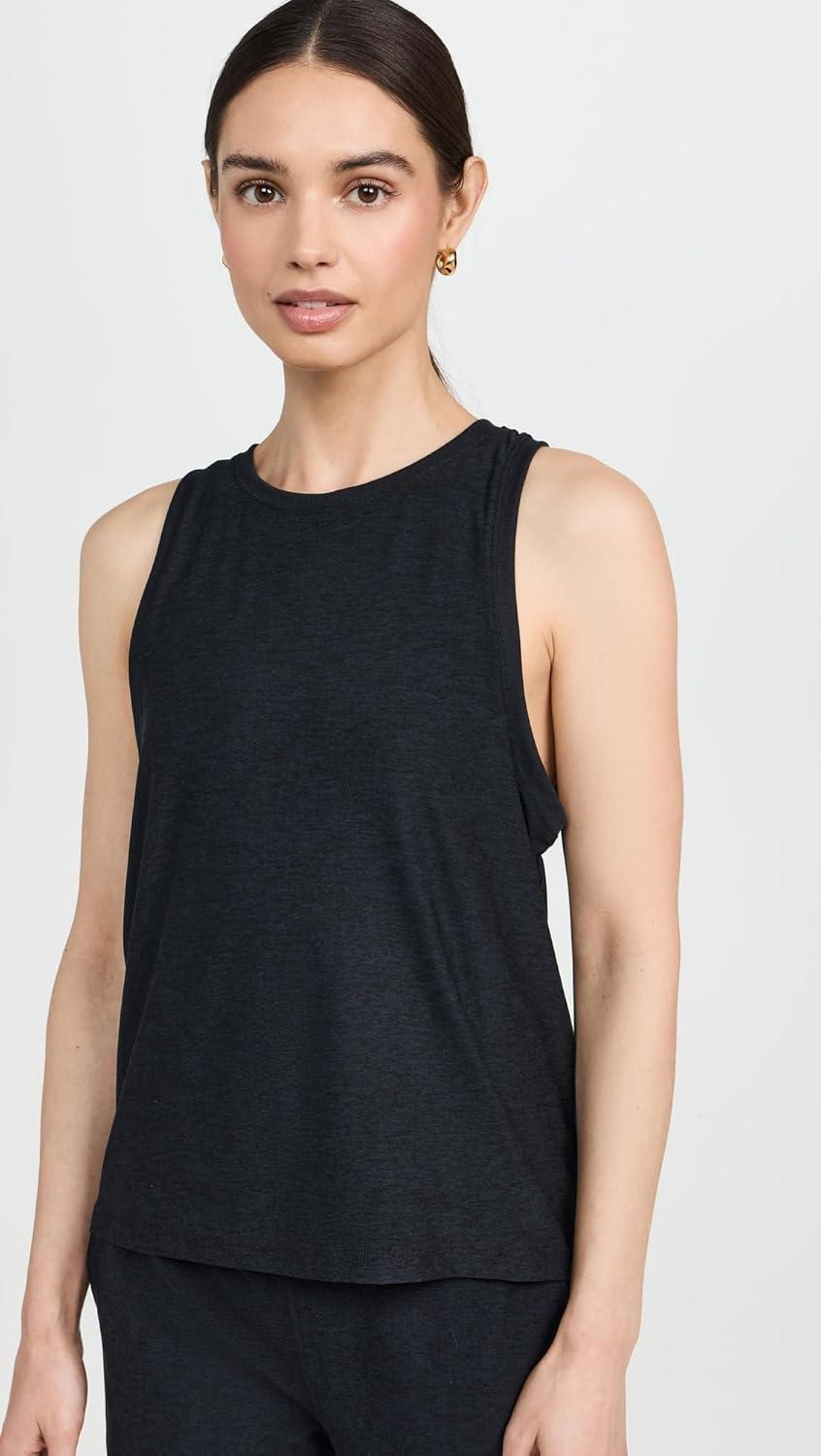 image:imageBeyond Yoga Womens Featherweight Rebalance TankDarkest Night