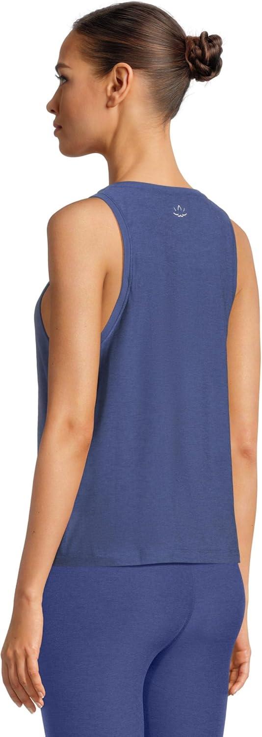 image:imageBeyond Yoga Womens Featherweight Rebalance TankEternal Blue Heather