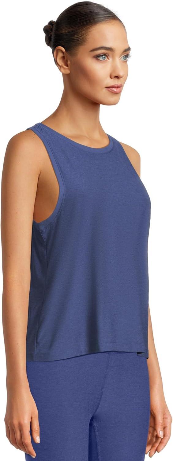 image:imageBeyond Yoga Womens Featherweight Rebalance TankEternal Blue Heather