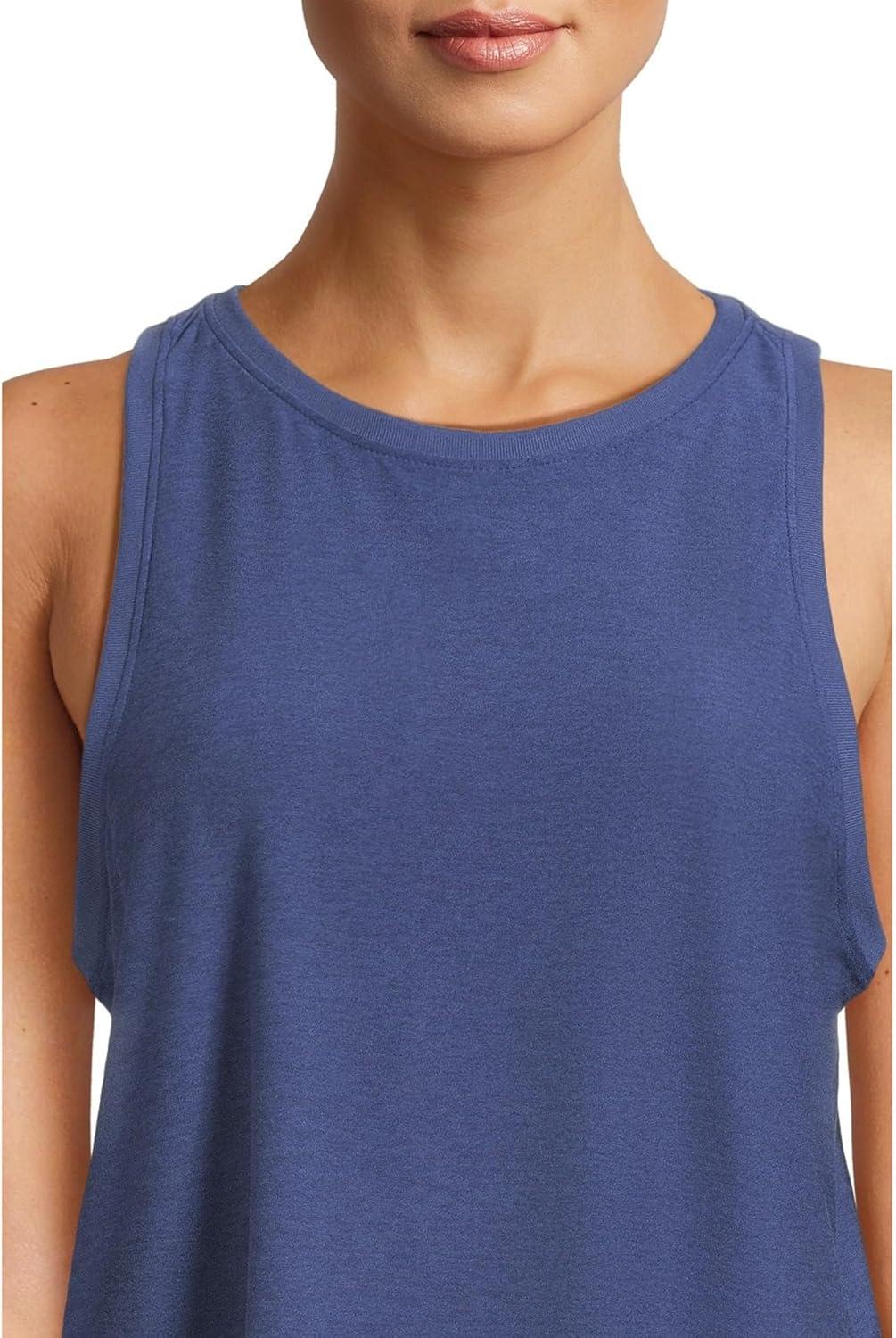 image:imageBeyond Yoga Womens Featherweight Rebalance TankEternal Blue Heather
