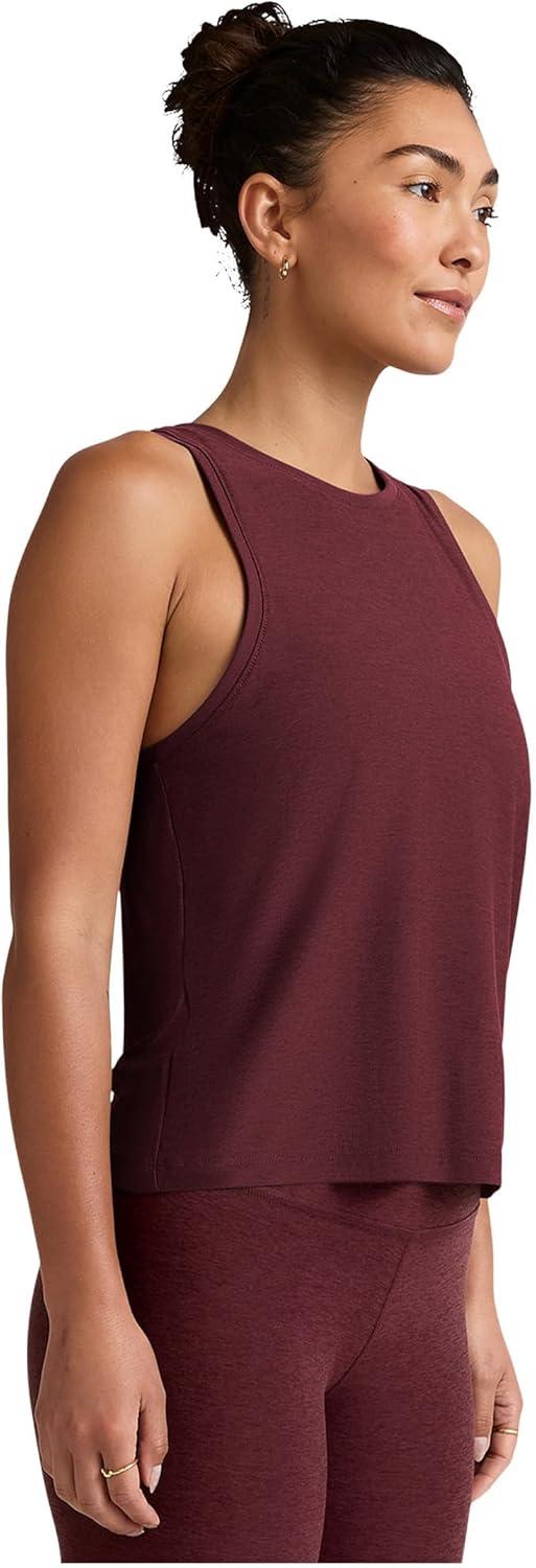 image:imageBeyond Yoga Womens Featherweight Rebalance TankMidnight Burgundy Heather