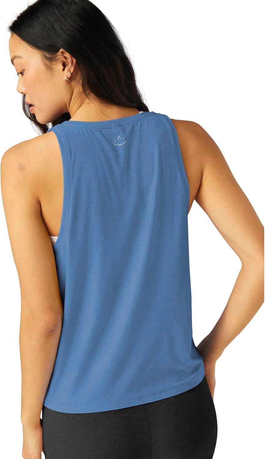 image:imageBeyond Yoga Womens Featherweight Rebalance TankSky Blue Heather