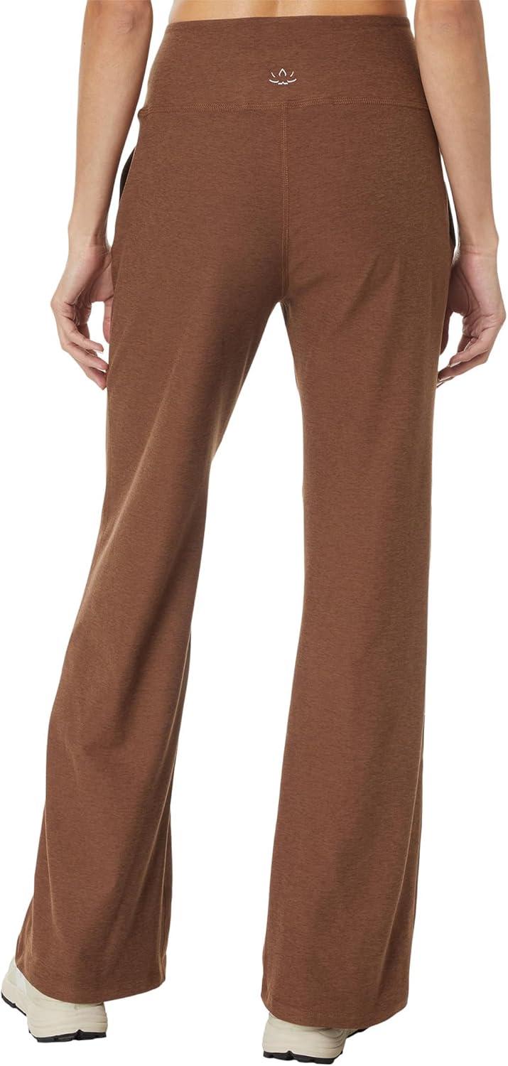 image:imageBeyond Yoga Womens Spacedye Laid Back PantBold Mocha Heather