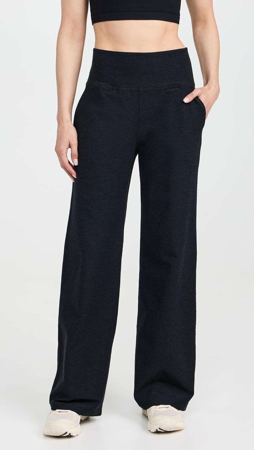 image:imageBeyond Yoga Womens Spacedye Laid Back PantDarkest Night