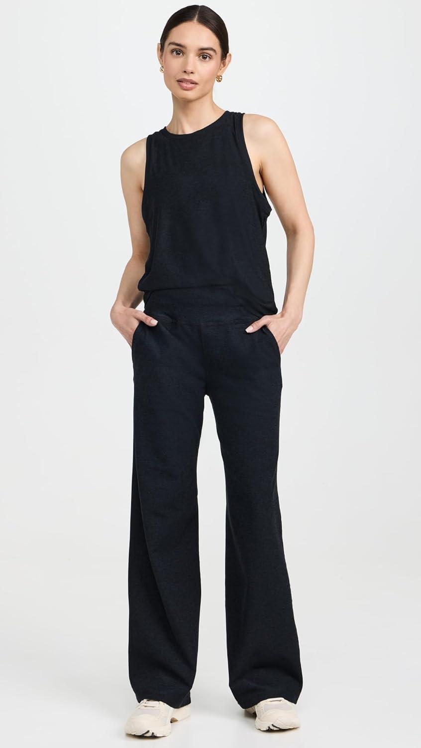 image:imageBeyond Yoga Womens Spacedye Laid Back PantDarkest Night