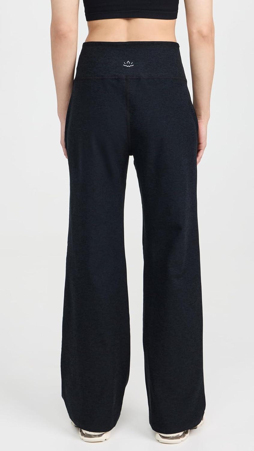 image:imageBeyond Yoga Womens Spacedye Laid Back PantDarkest Night
