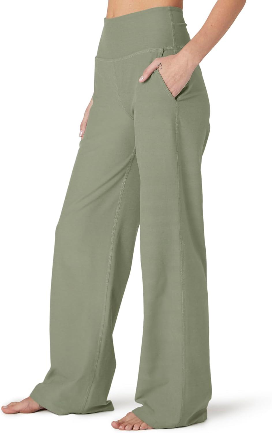 image:imageBeyond Yoga Womens Spacedye Laid Back PantGrey Sage Heather