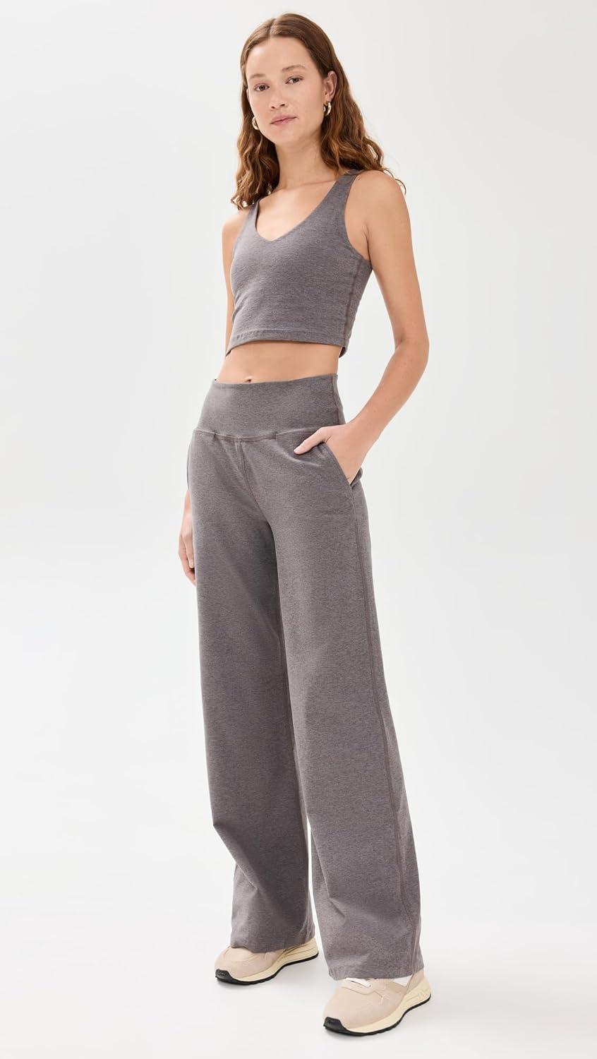 image:imageBeyond Yoga Womens Spacedye Laid Back PantSoft Umber Heather