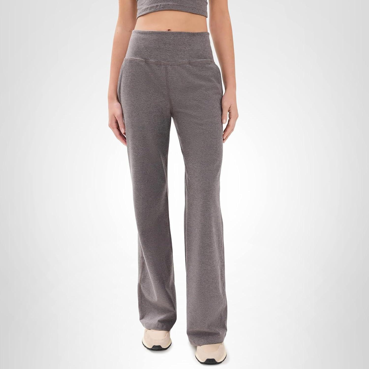 image:imageBeyond Yoga Womens Spacedye Laid Back PantSoft Umber Heather