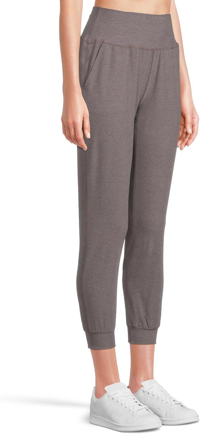 image:imageBeyond Yoga Womens Spacedye Midi JoggerSoft Umber Heather