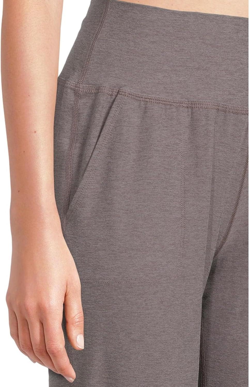 image:imageBeyond Yoga Womens Spacedye Midi JoggerSoft Umber Heather