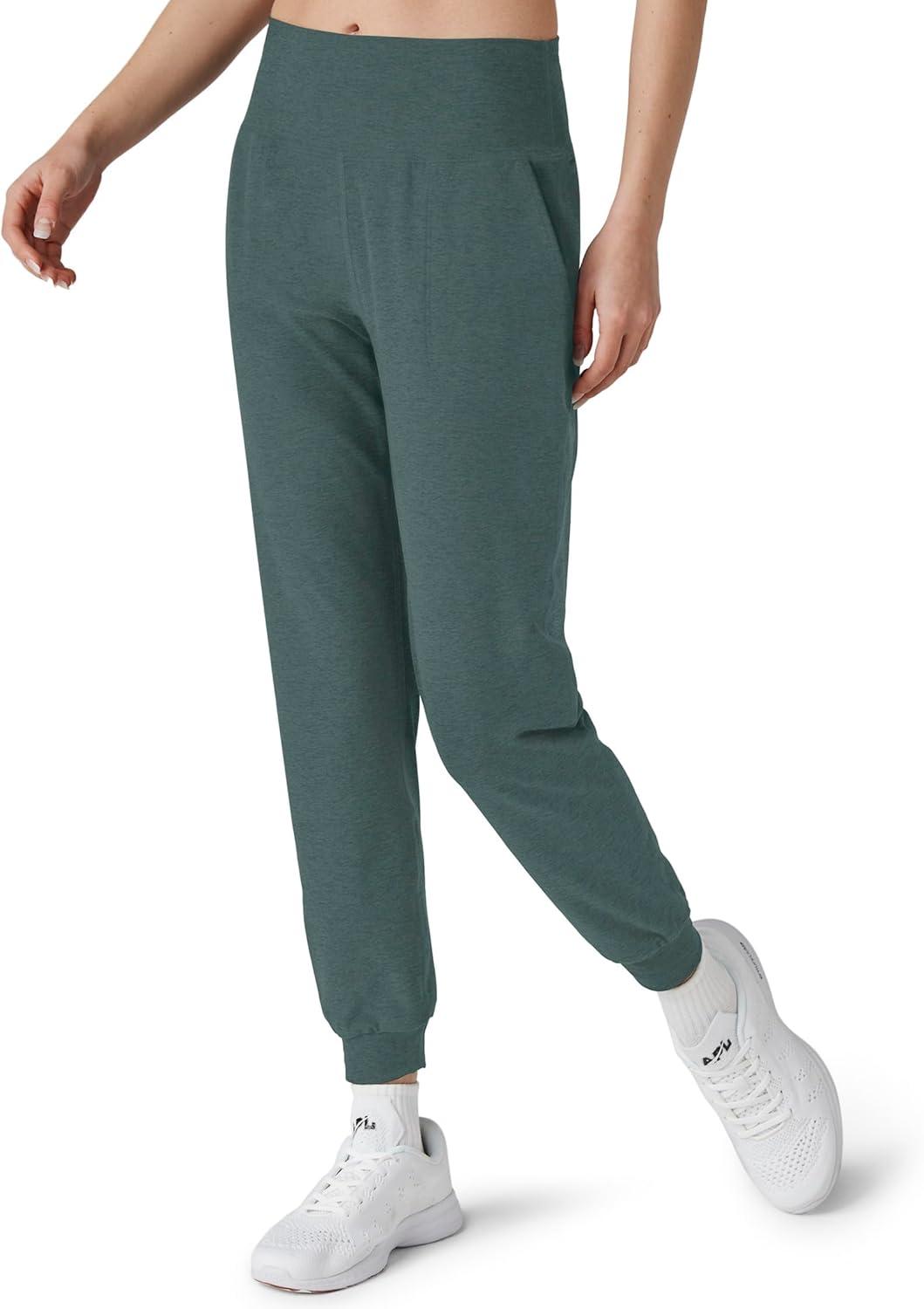 image:imageBeyond Yoga Womens Spacedye Midi JoggerStorm Heather