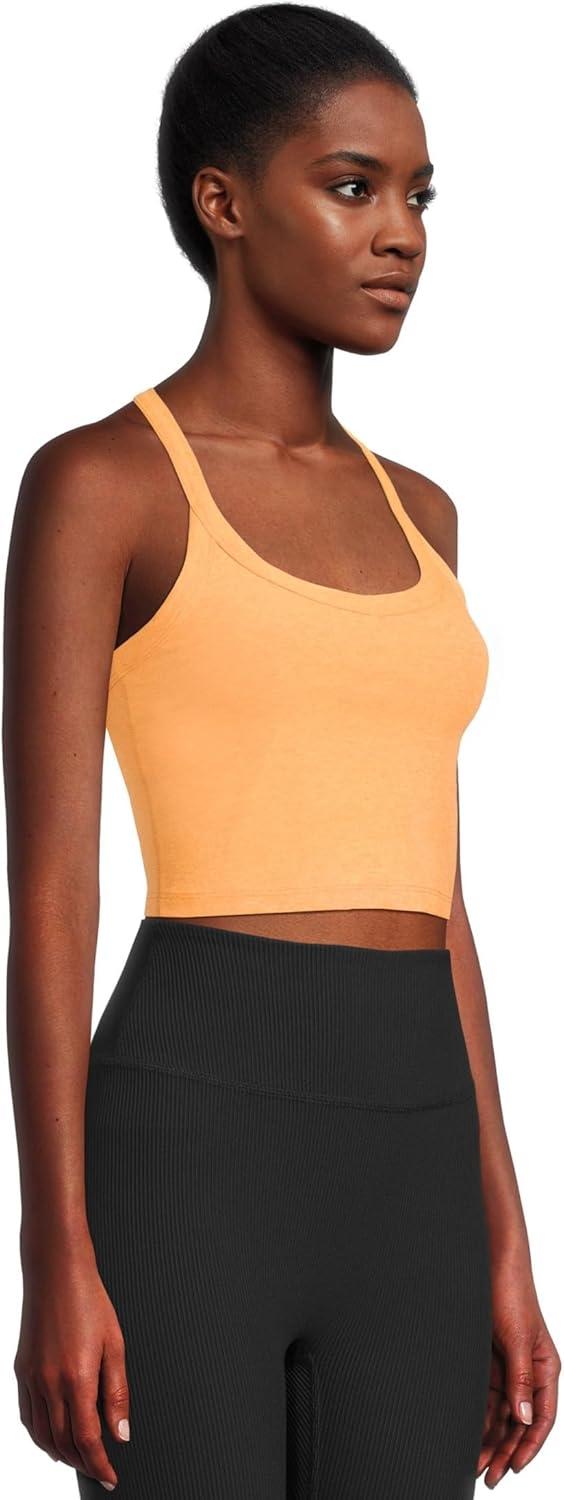 image:imageBeyond Yoga Womens Spacedye on The Up Cropped TankMango Pop Heather