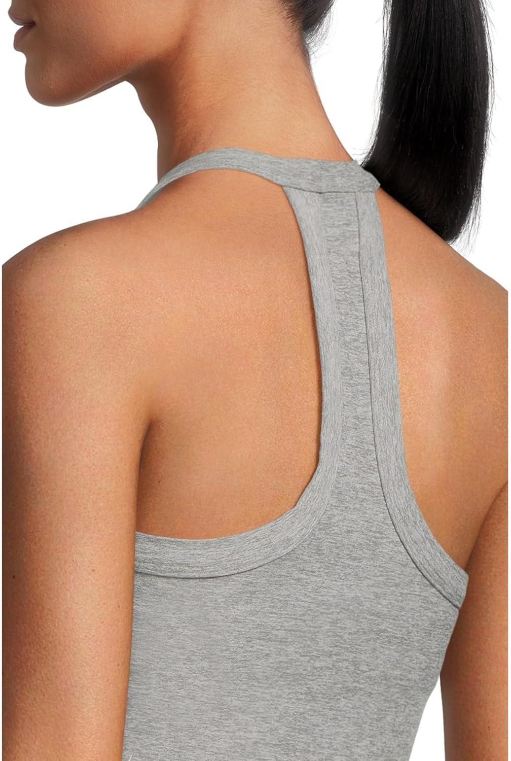 image:imageBeyond Yoga Womens Spacedye on The Up Cropped TankSilver Mist