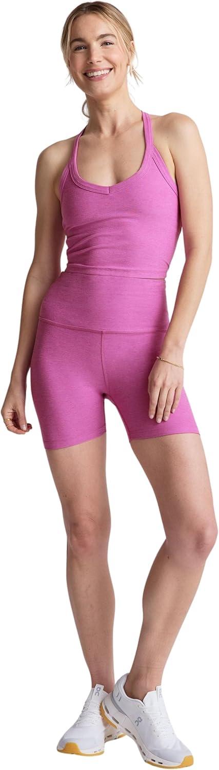 image:imageBeyond Yoga Womens Spacedye on The Up Cropped TankSunset Violet Heather