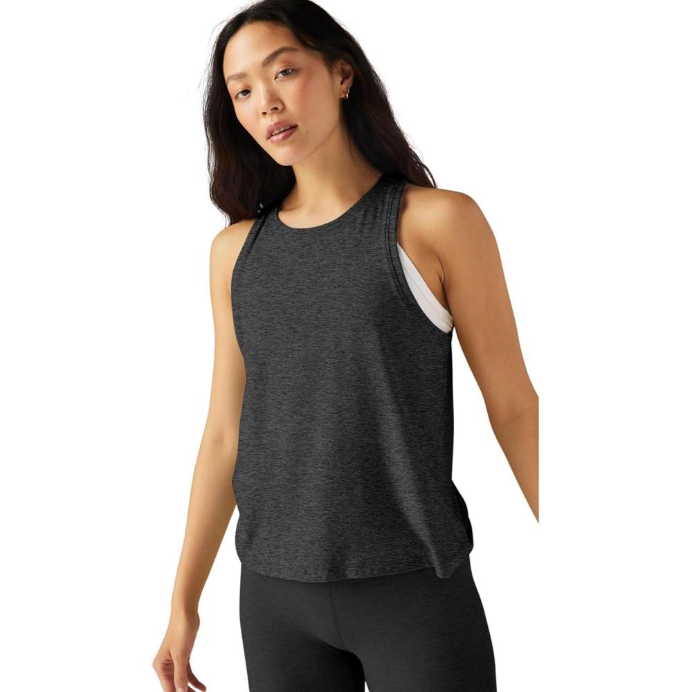 image:imageBeyond Yoga Womens Featherweight Rebalance TankBlackcharcoal