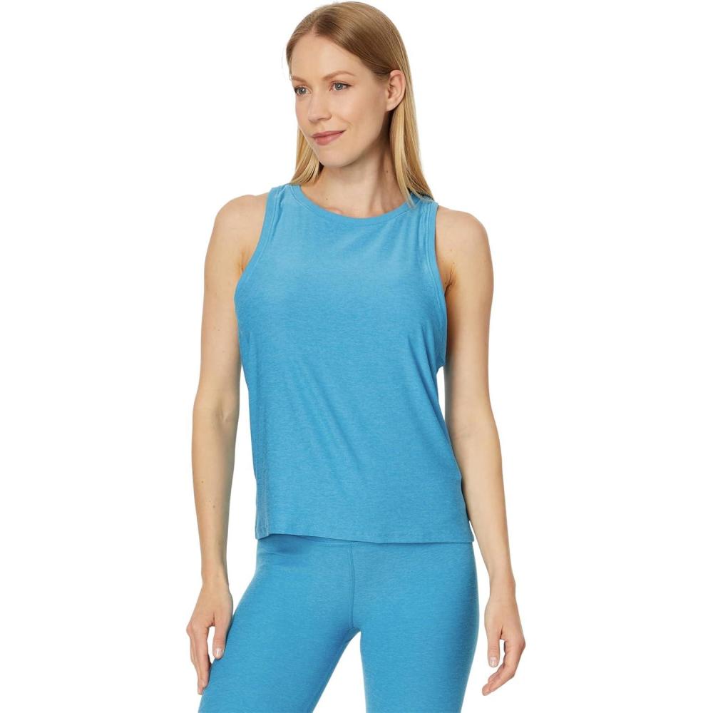 image:imageBeyond Yoga Womens Featherweight Rebalance TankCali Blue Heather