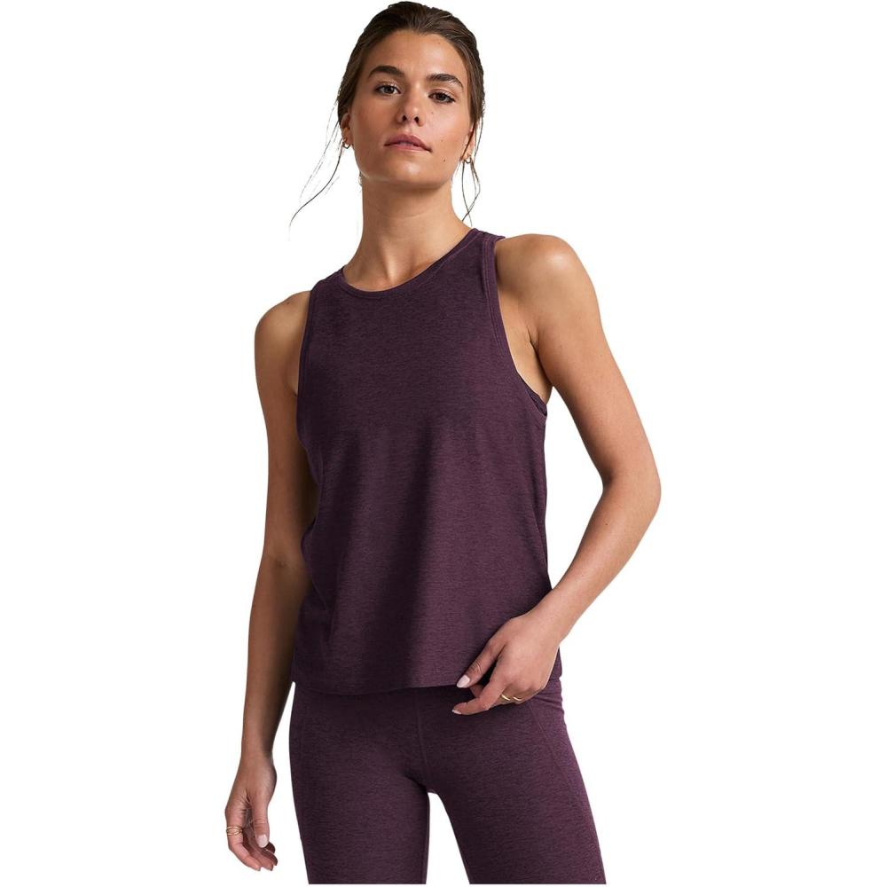 image:imageBeyond Yoga Womens Featherweight Rebalance TankEggplant Purple Heather