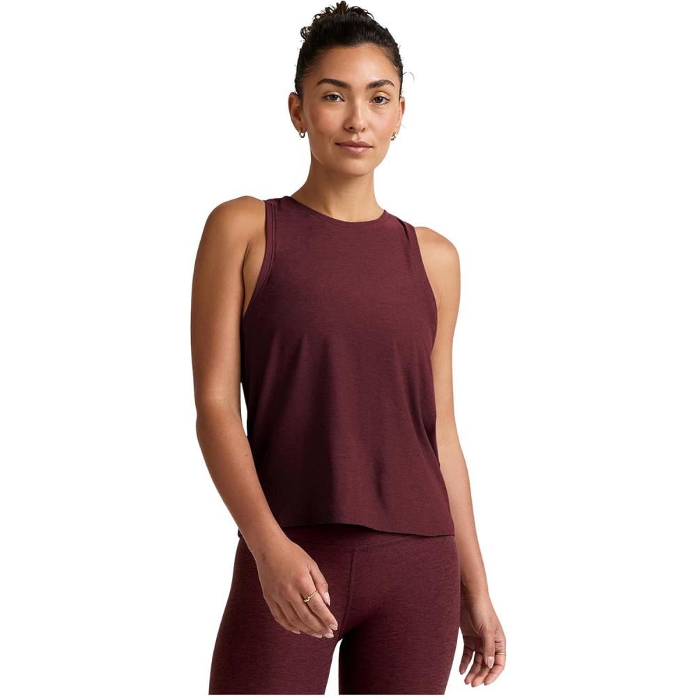 image:imageBeyond Yoga Womens Featherweight Rebalance TankMidnight Burgundy Heather