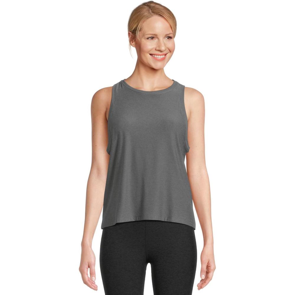 image:imageBeyond Yoga Womens Featherweight Rebalance TankTrue Gray Heather