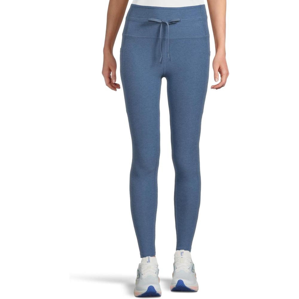 image:imageBeyond Yoga Womens Spacedye Go Pocket Midi LeggingsWashed Denim