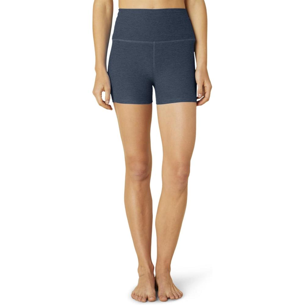 image:imageBeyond Yoga Womens Spacedye Keep Pace 3quot ShortsNocturnal Navy