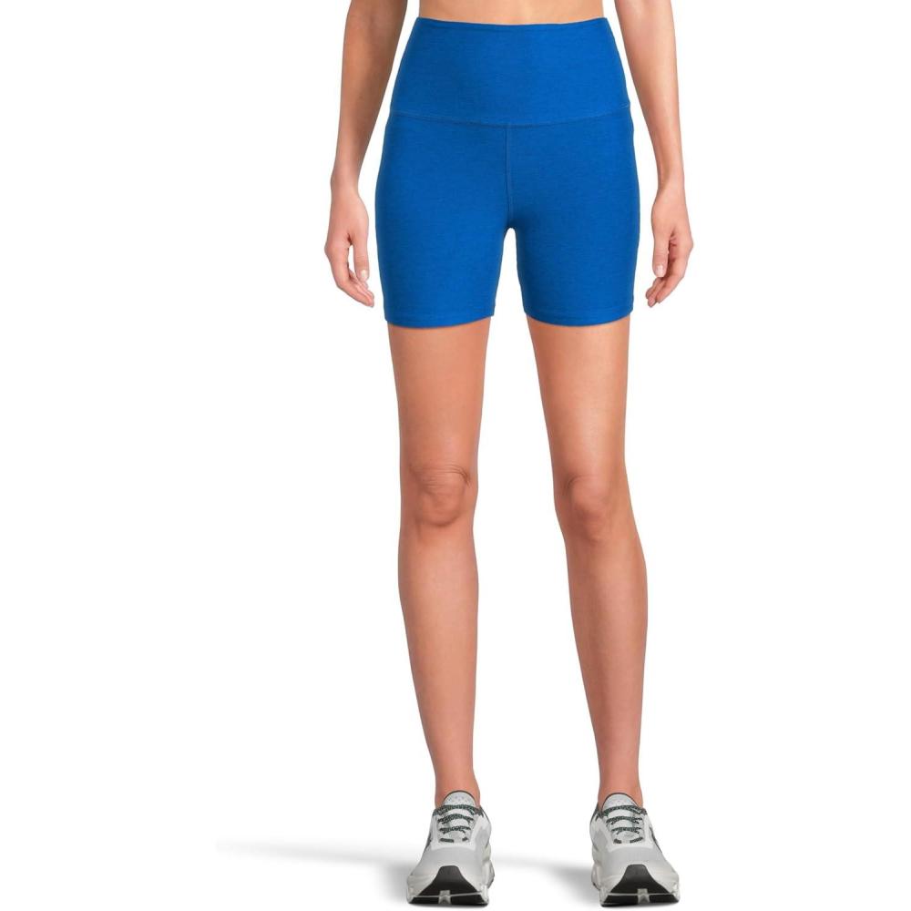 image:imageBeyond Yoga Womens Spacedye Keep Pace 5quot ShortCourt Blue Heather
