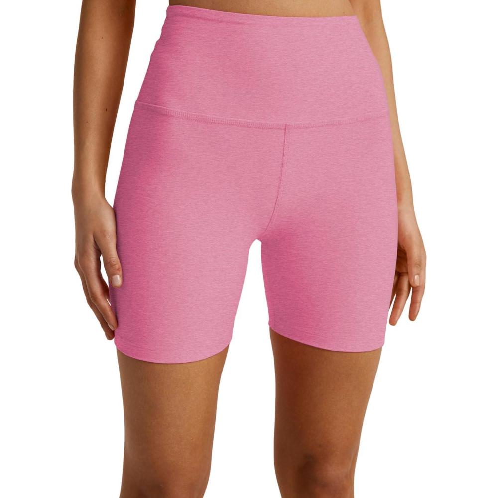 image:imageBeyond Yoga Womens Spacedye Keep Pace 5quot ShortPink Bloom Heather