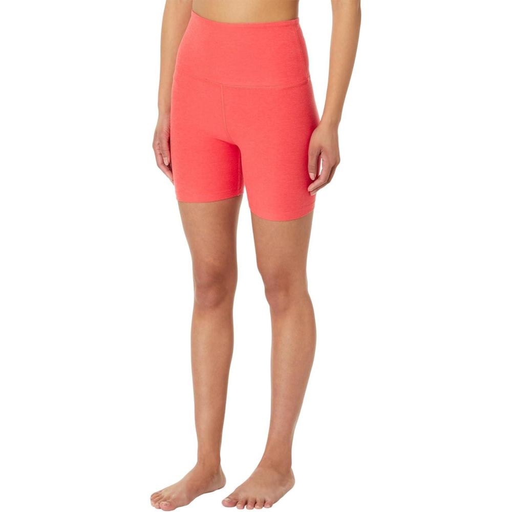 image:imageBeyond Yoga Womens Spacedye Keep Pace 5quot ShortRed Ash Heather
