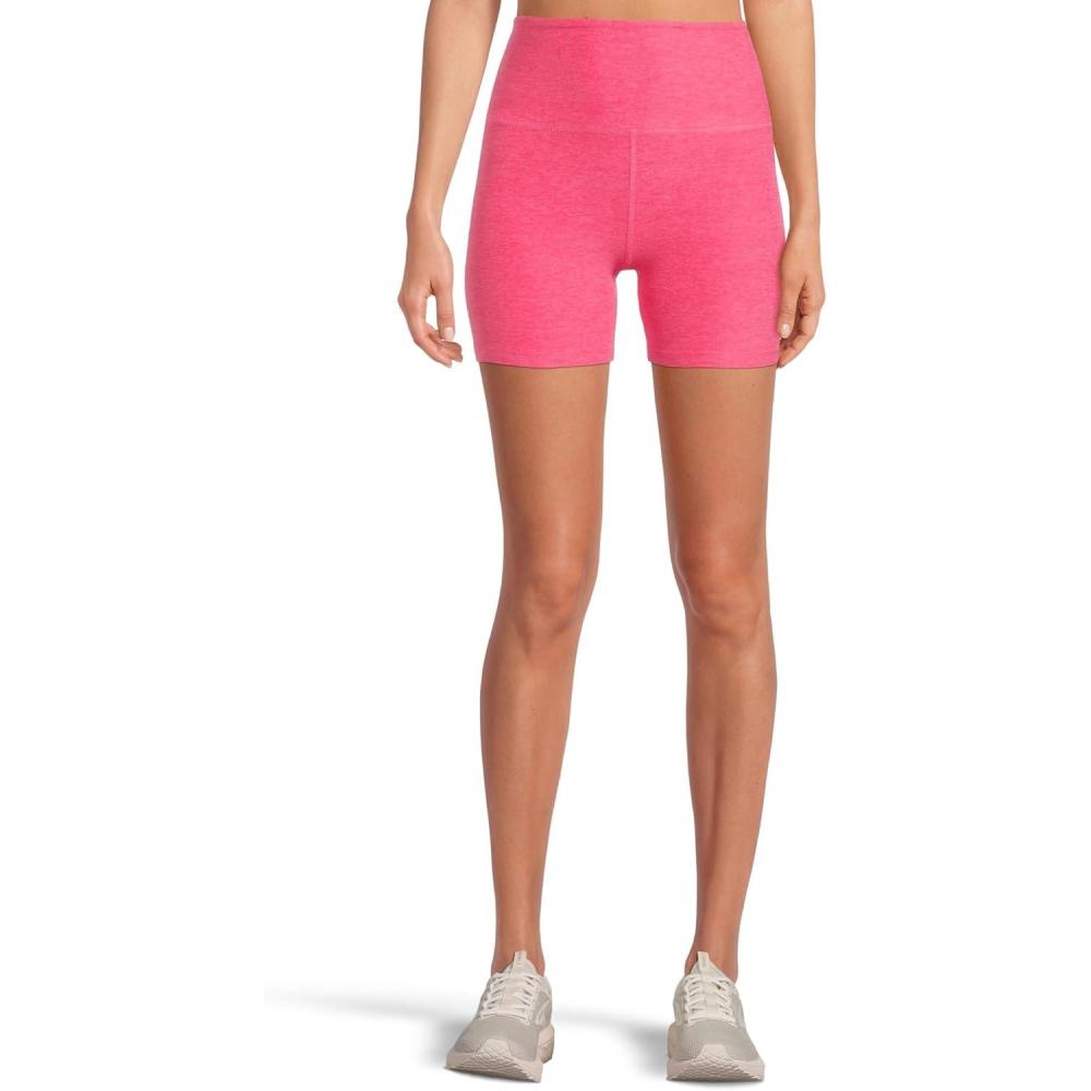 image:imageBeyond Yoga Womens Spacedye Keep Pace 5quot ShortVivid Pink Heather