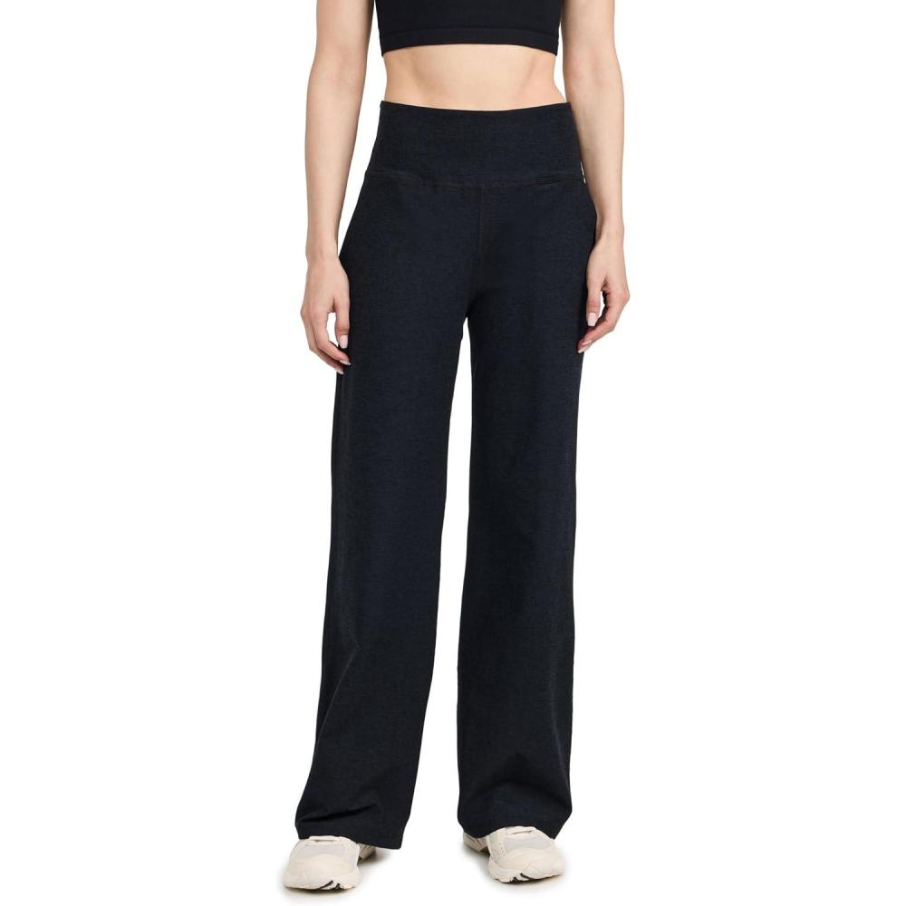 image:imageBeyond Yoga Womens Spacedye Laid Back PantDarkest Night