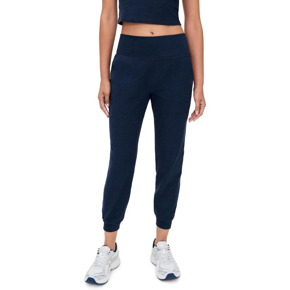 image:imageBeyond Yoga Womens Spacedye Midi JoggerNocturnal Navy