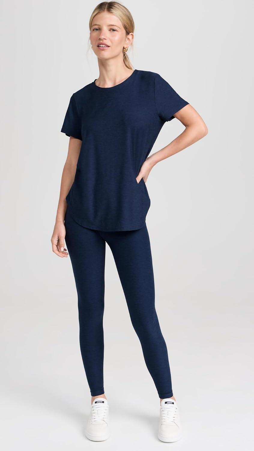 image:imageBeyond Yoga Womens Featherweight On The Down Low TeeNocturnal Navy