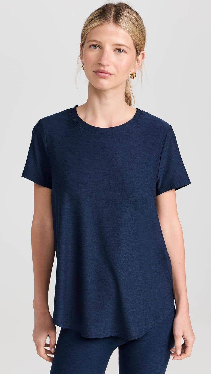 image:imageBeyond Yoga Womens Featherweight On The Down Low TeeNocturnal Navy