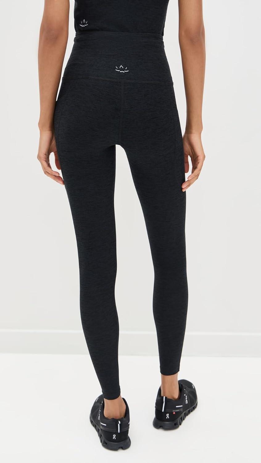 image:imageBeyond Yoga Womens Spacedye Go Pocket Midi LeggingDarkest Night