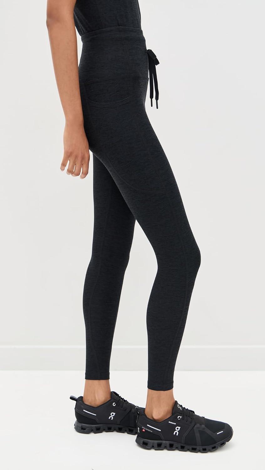 image:imageBeyond Yoga Womens Spacedye Go Pocket Midi LeggingDarkest Night