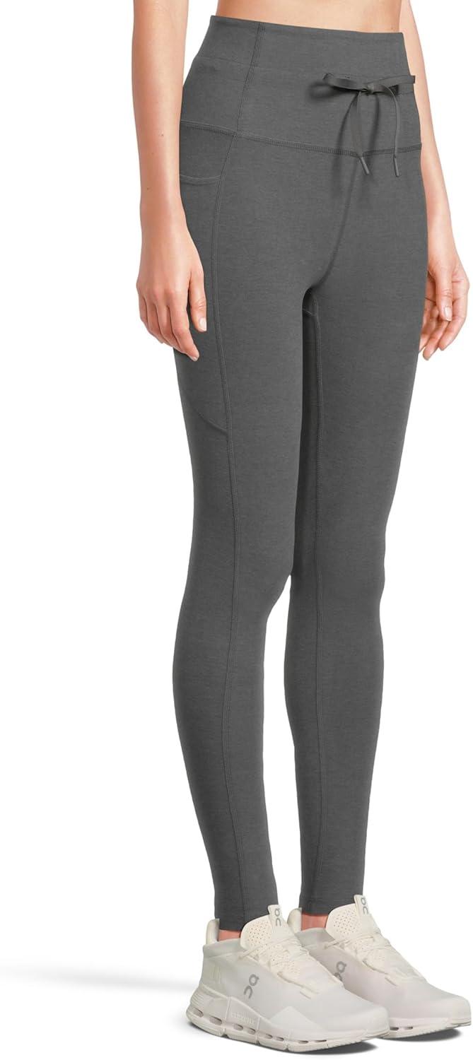 image:imageBeyond Yoga Womens Spacedye Go Pocket Midi LeggingTrue Gray Heather