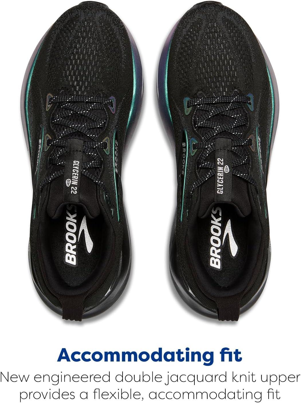 image:imageBrooks Mens Glycerin 22 Neutral Running ShoeAurora BlackEbony