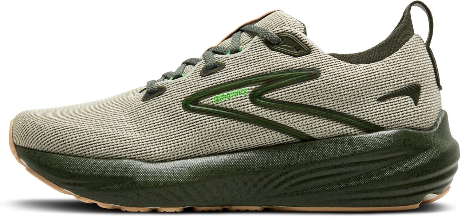 image:imageBrooks Mens Glycerin 22 Neutral Running ShoeBeetleCeladonIvory