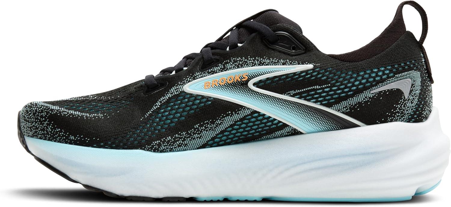 image:imageBrooks Mens Glycerin 22 Neutral Running ShoeBlackAtomizerBlazing Orange