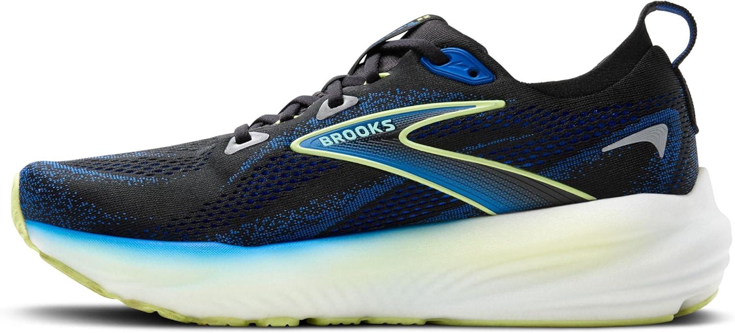 image:imageBrooks Mens Glycerin 22 Neutral Running ShoeBlackCobaltNeo Yellow