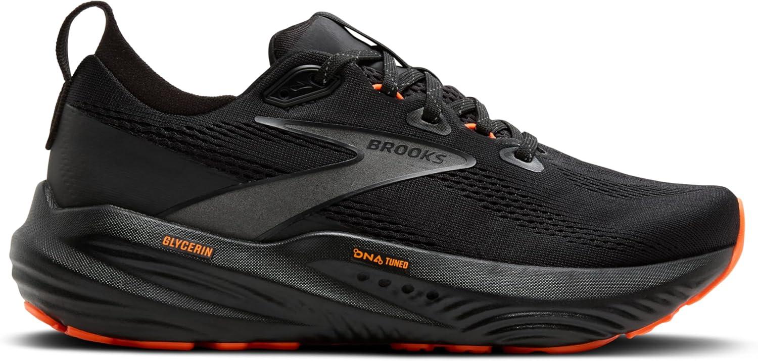 image:imageBrooks Mens Glycerin 22 Neutral Running ShoeBlackOrange