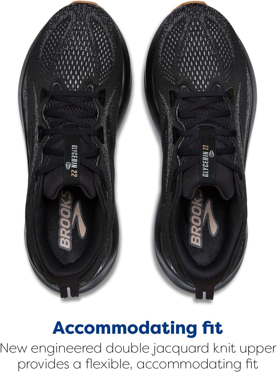 image:imageBrooks Mens Glycerin 22 Neutral Running ShoeBlackPrimer GrayBiscuit