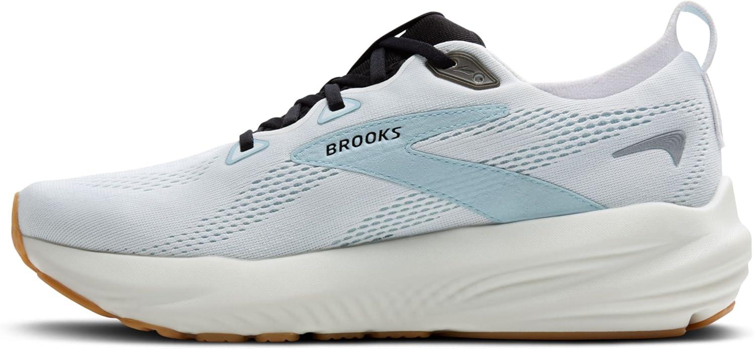 image:imageBrooks Mens Glycerin 22 Neutral Running ShoeBright WhiteWinter SkyBlack