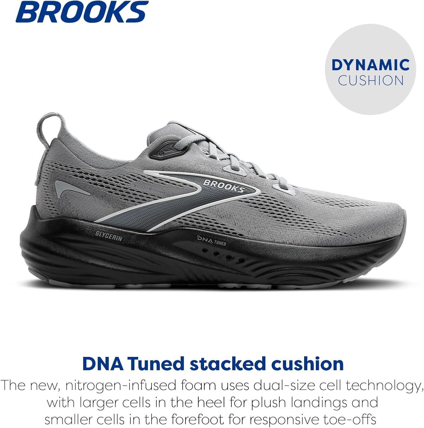 image:imageBrooks Mens Glycerin 22 Neutral Running ShoePrimer GrayEbonyBluewash