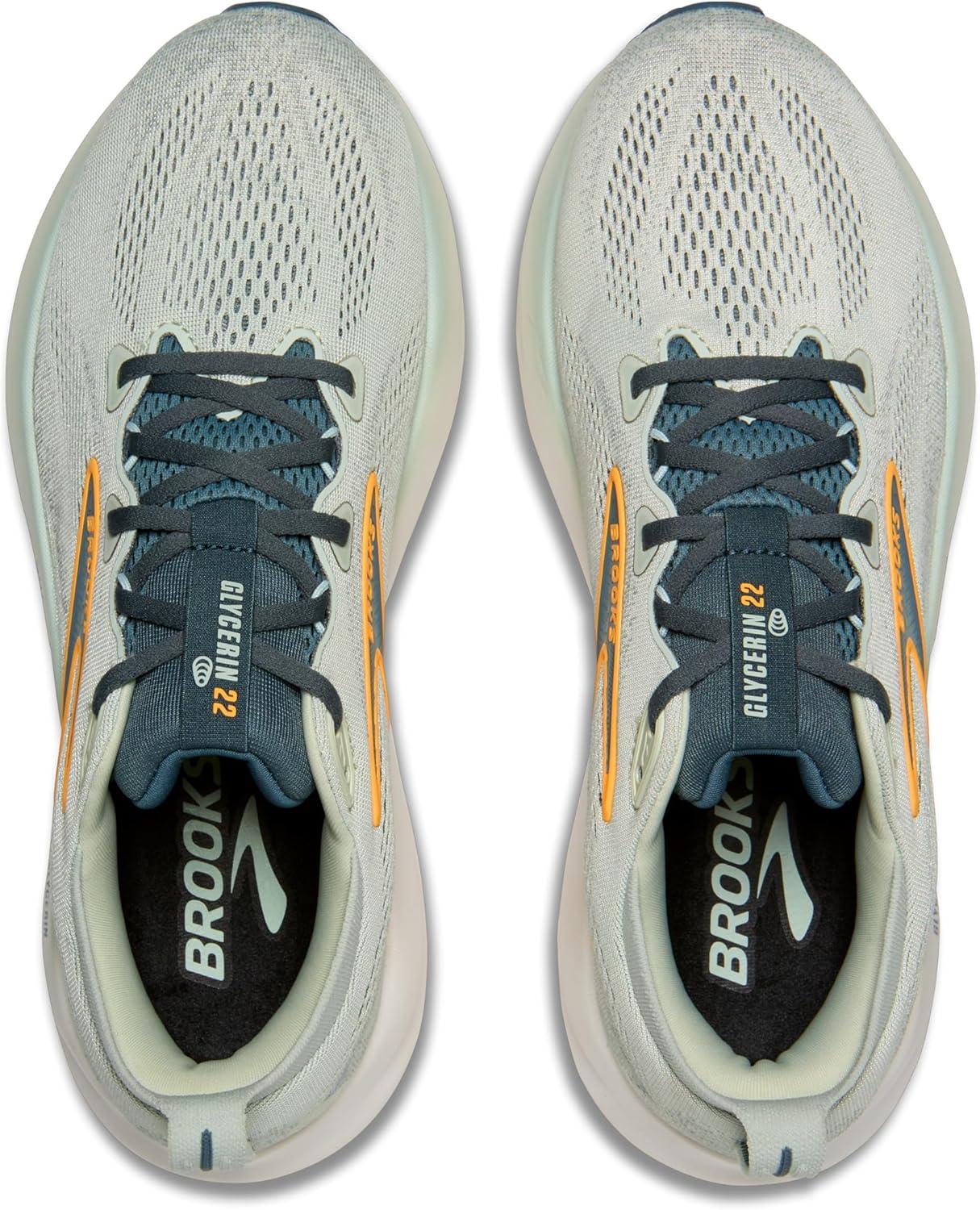 image:imageBrooks Mens Glycerin 22 Neutral Running ShoeSmokeStormyOrange