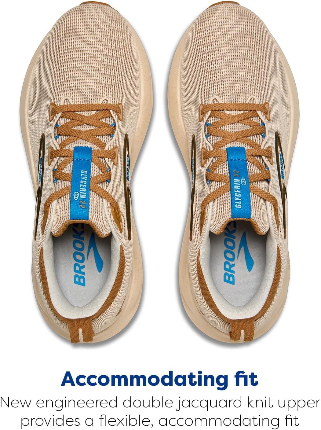 image:imageBrooks Mens Glycerin 22 Neutral Running ShoeTintTobaccoIndigo